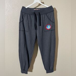 Vintage Lightning Bolt Fleece Men's Gray Jogger Pants
